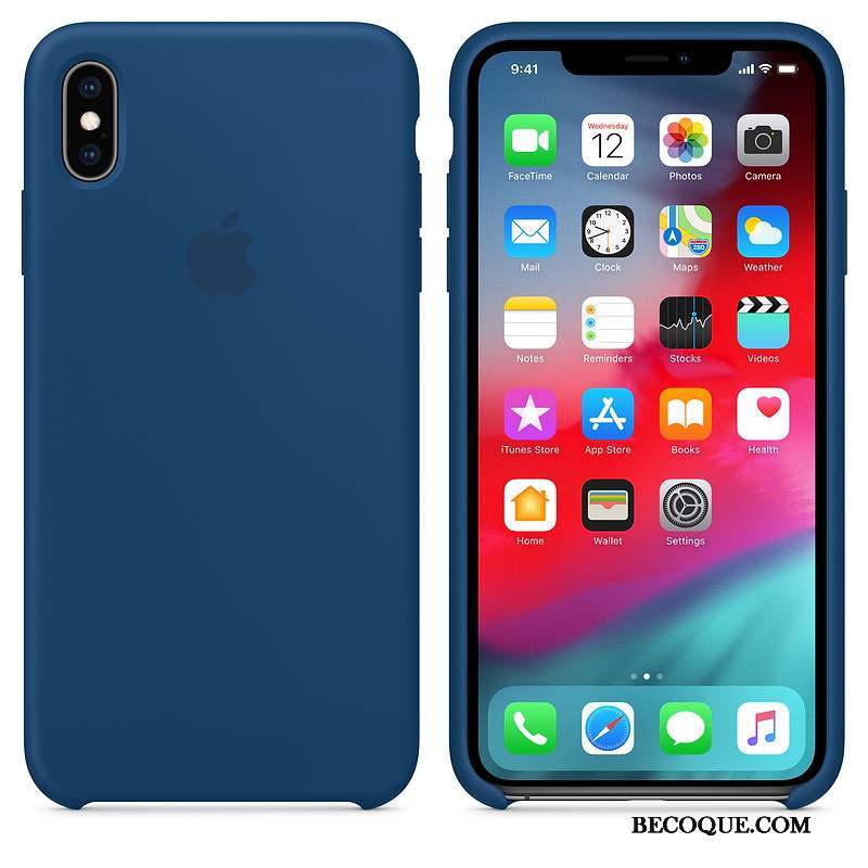 iPhone Xs Incassable Protection Étui Coque De Téléphone Vert Net Rouge