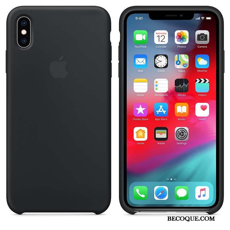 iPhone Xs Incassable Protection Étui Coque De Téléphone Vert Net Rouge