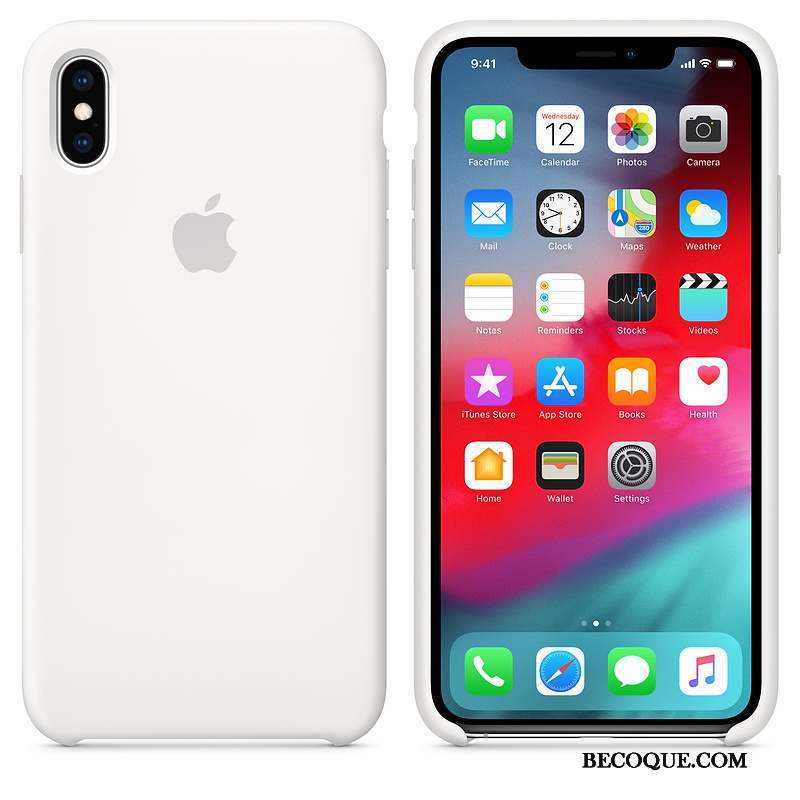 iPhone Xs Incassable Protection Étui Coque De Téléphone Vert Net Rouge