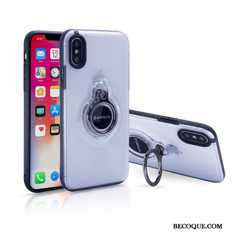 iPhone Xs Max Coque De Téléphone Incassable Support Silicone Étui Tout Compris