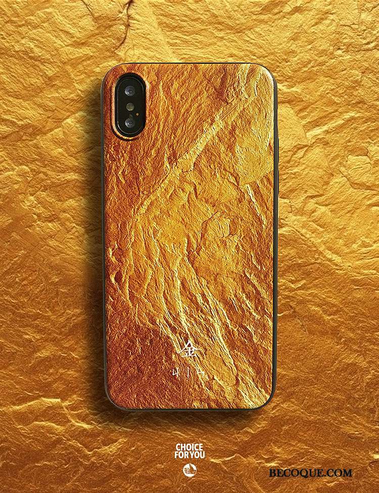 iPhone Xs Max Gaufrage Silicone Coque Tendance De Téléphone Protection