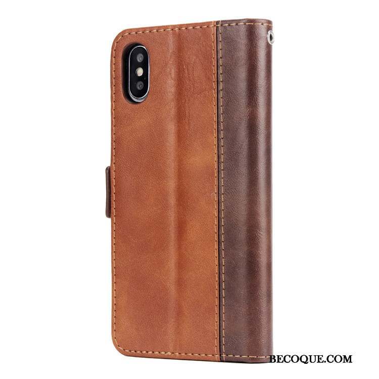 iPhone Xs Max Tout Compris Étui En Cuir Incassable Nouveau Coque De Téléphone Ornements Suspendus