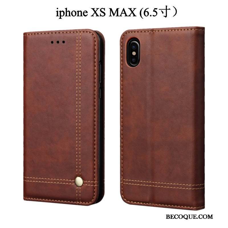 iPhone Xs Max Étui Coque De Téléphone Housse Tout Compris Incassable Protection