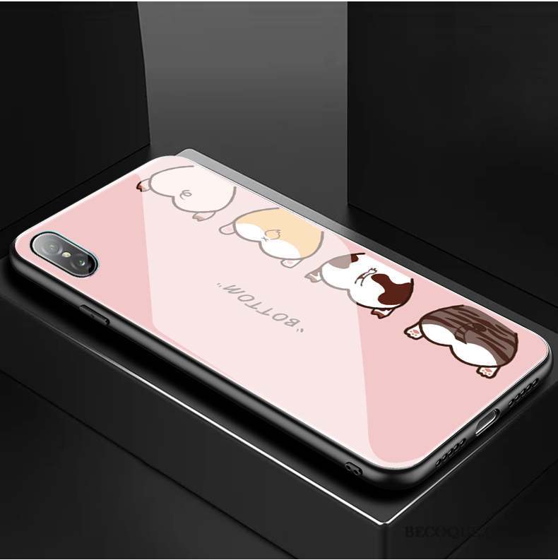 iPhone Xs Nouveau Coque De Téléphone Violet Étui Incassable Verre