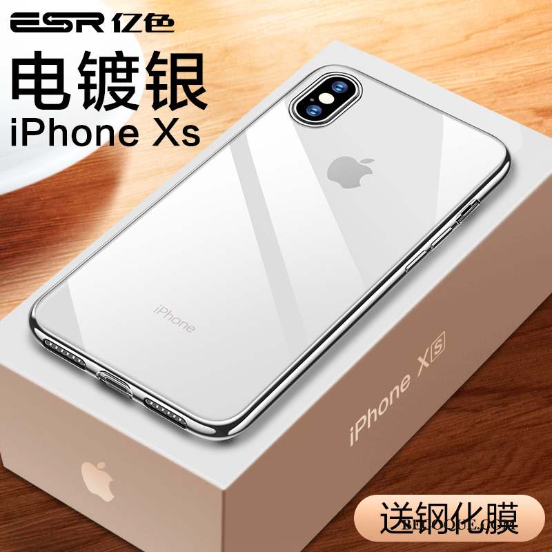 iPhone Xs Tout Compris Fluide Doux Étui Très Mince Coque De Téléphone Silicone