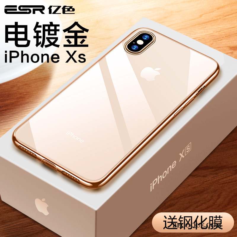 iPhone Xs Tout Compris Fluide Doux Étui Très Mince Coque De Téléphone Silicone