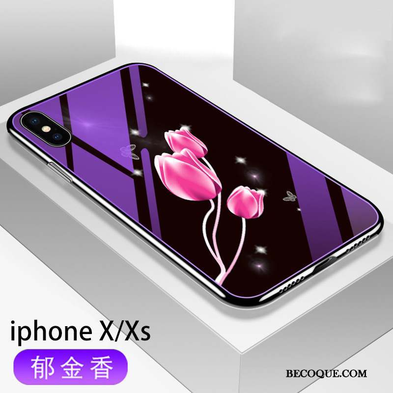 iPhone Xs Tout Compris Protection Net Rouge Étui Incassable Coque De Téléphone