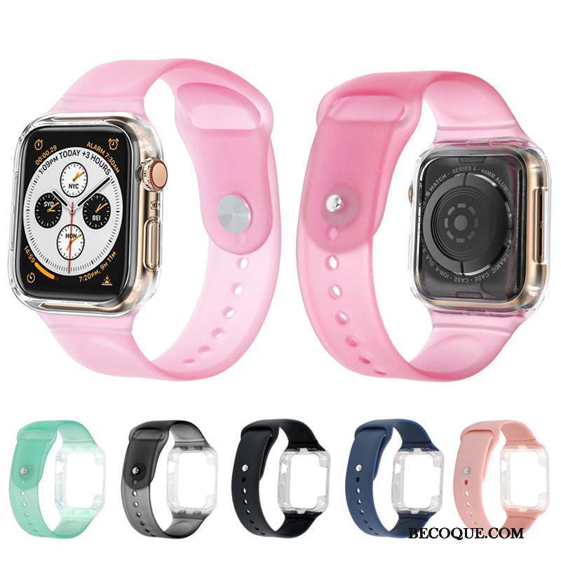 Apple Watch Series 1 Coque Sport Bicolore Silicone Étui Pu Protection