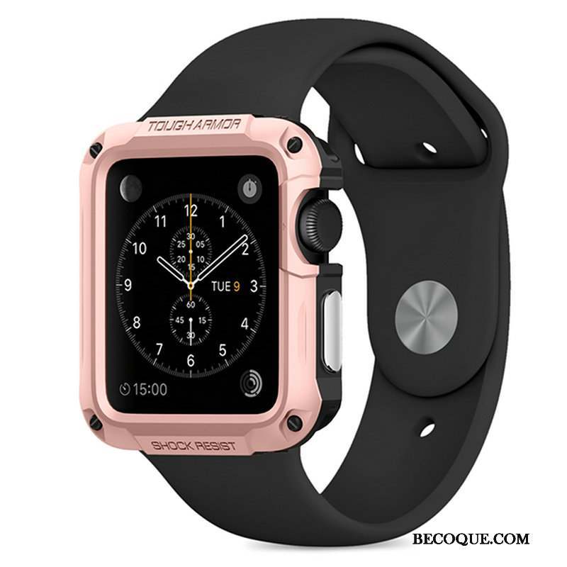 Apple Watch Series 1 Protection Étui Outdoor Sport Or Rose Coque