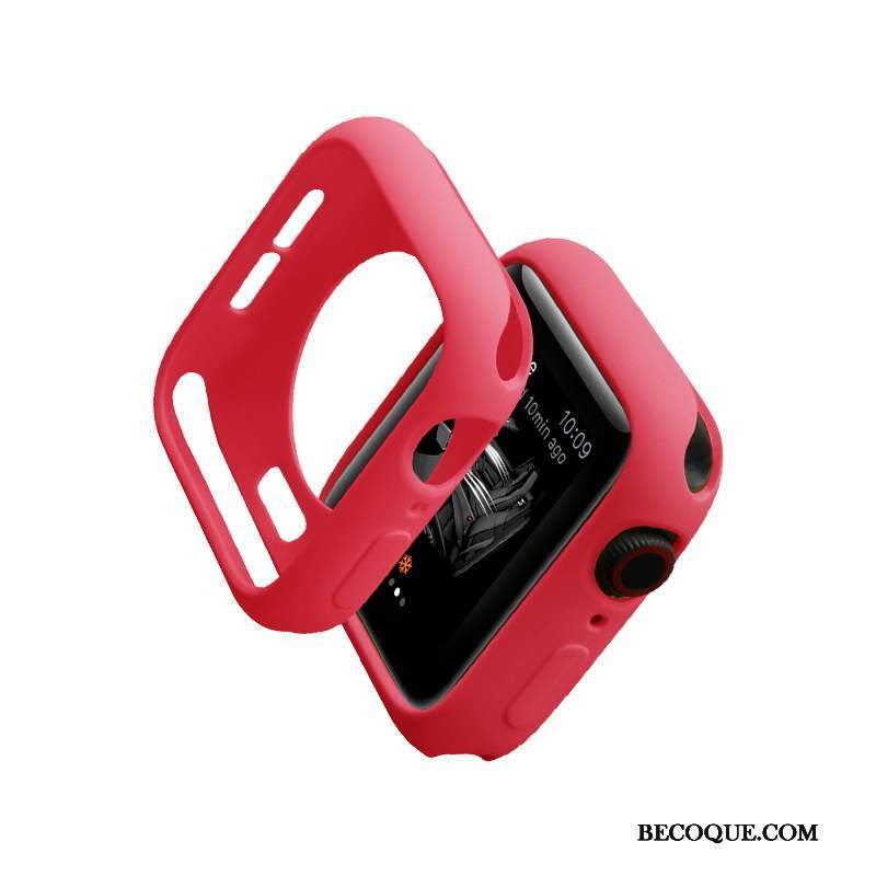 Apple Watch Series 1 Rouge Protection Coque Étui Silicone Très Mince