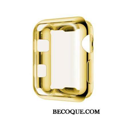 Apple Watch Series 2 Coque Accessoires Protection Fluide Doux Or Très Mince Placage