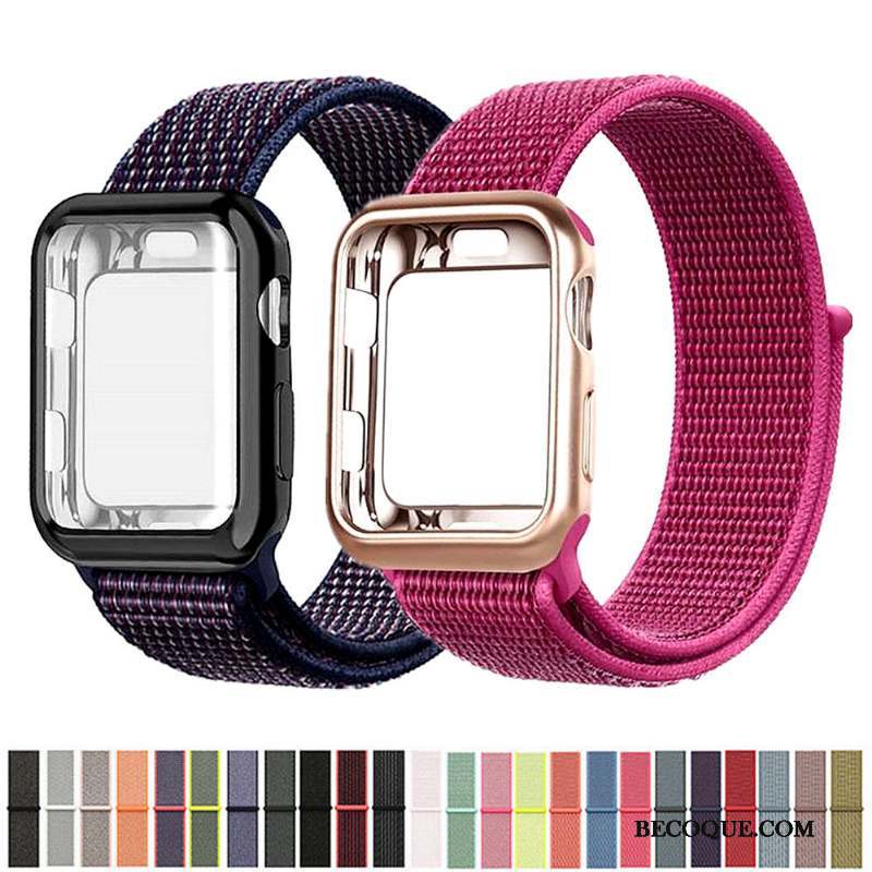 Apple Watch Series 2 Coque Nylon Rouge