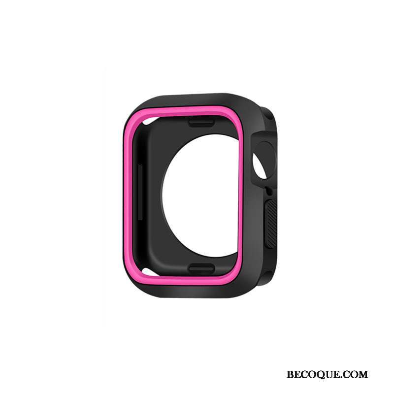 Apple Watch Series 2 Coque Protection Accessoires Étui Bicolore Rouge Silicone