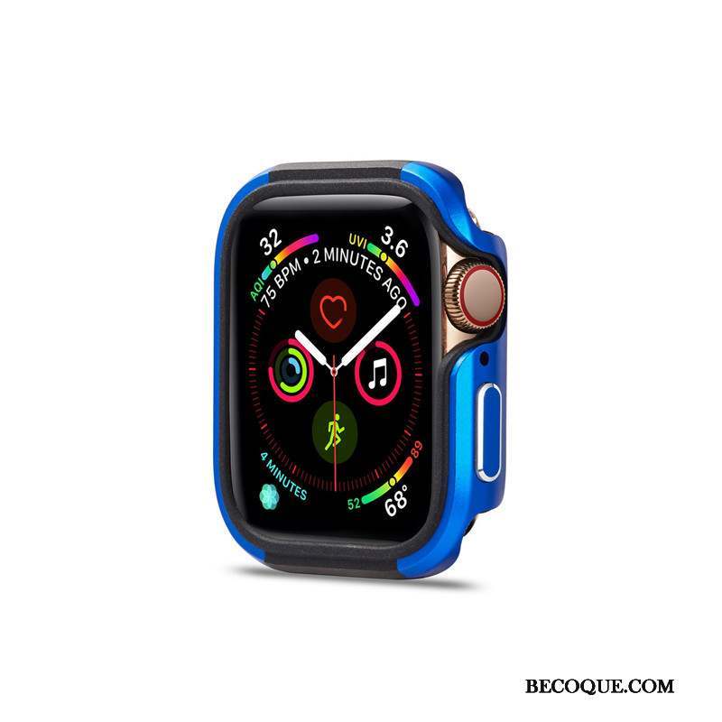 Apple Watch Series 2 Protection Bleu Coque Créatif Métal Sac