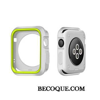 Apple Watch Series 2 Vert Blanc Protection Bicolore Étui Coque