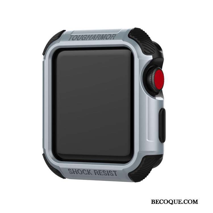 Apple Watch Series 3 Coque Argent Étui Gris Protection