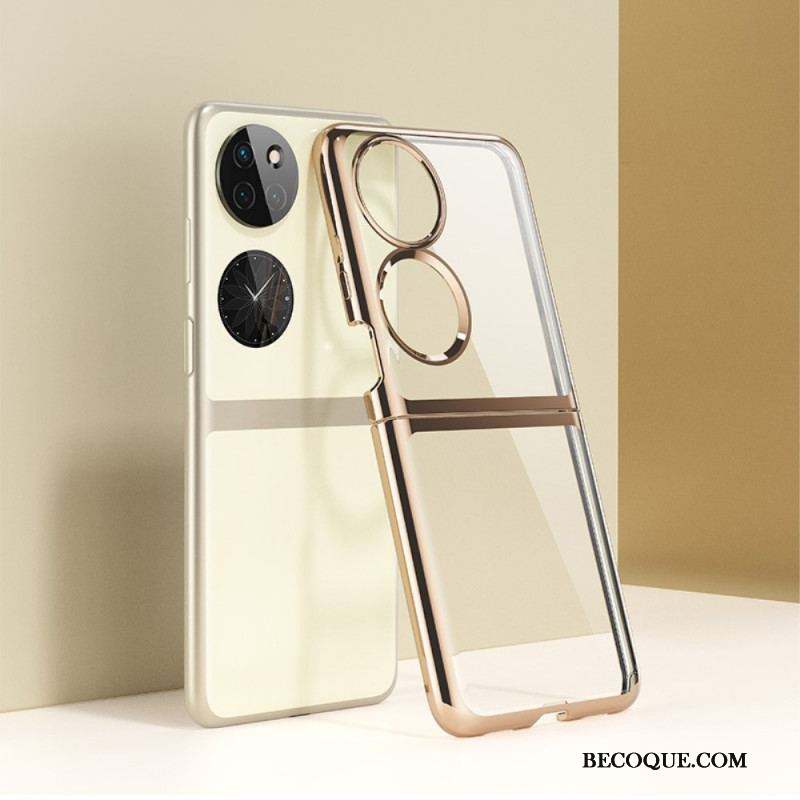 Coque Huawei P50 Pocket Transparente Colorée