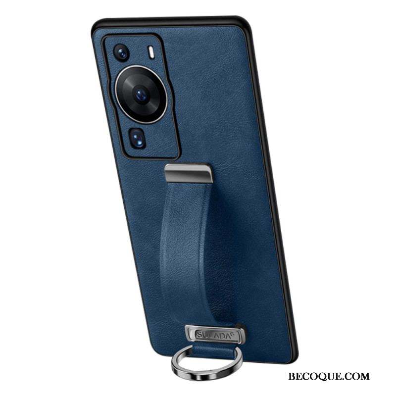 Coque Huawei P60 Pro avec Sangle et Anneau Supports