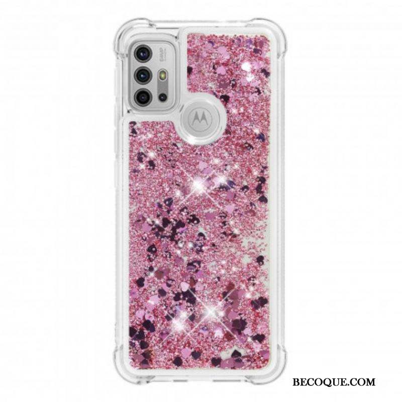 Coque Moto G30 / Moto G10 Désires Paillettes