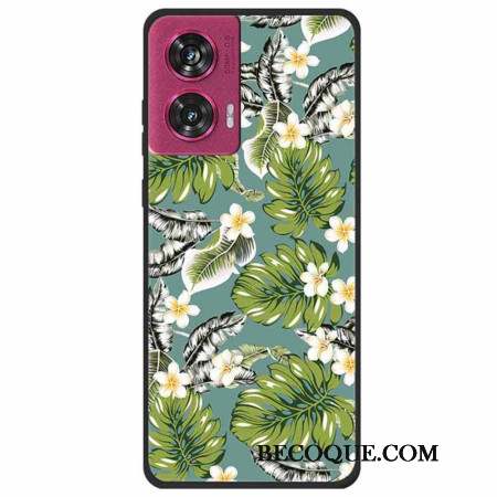 Coque Motorola Edge 50 Fusion Feuilles de Plantain