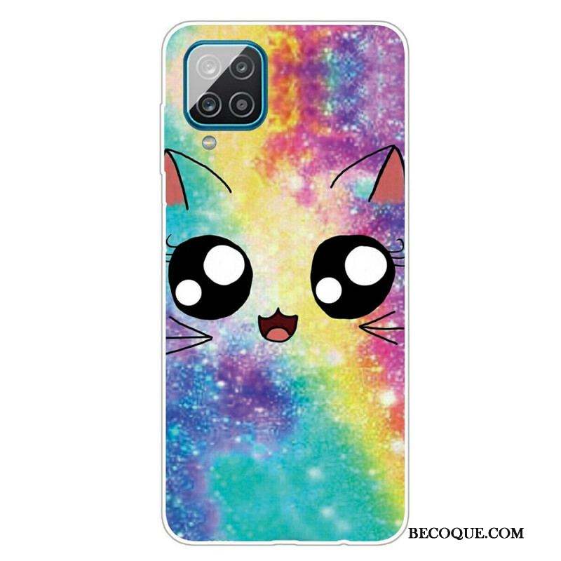 Coque Samsung Galaxy A12 / M12 Chat Cartoon