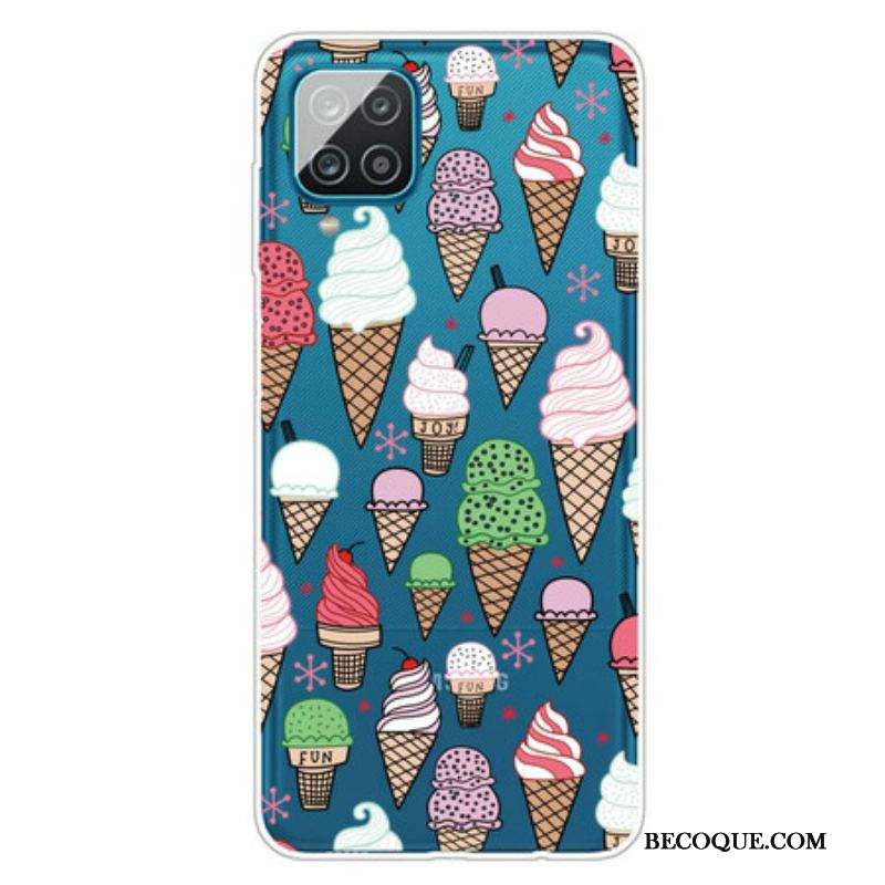 Coque Samsung Galaxy A12 / M12 Glaces à la Crème