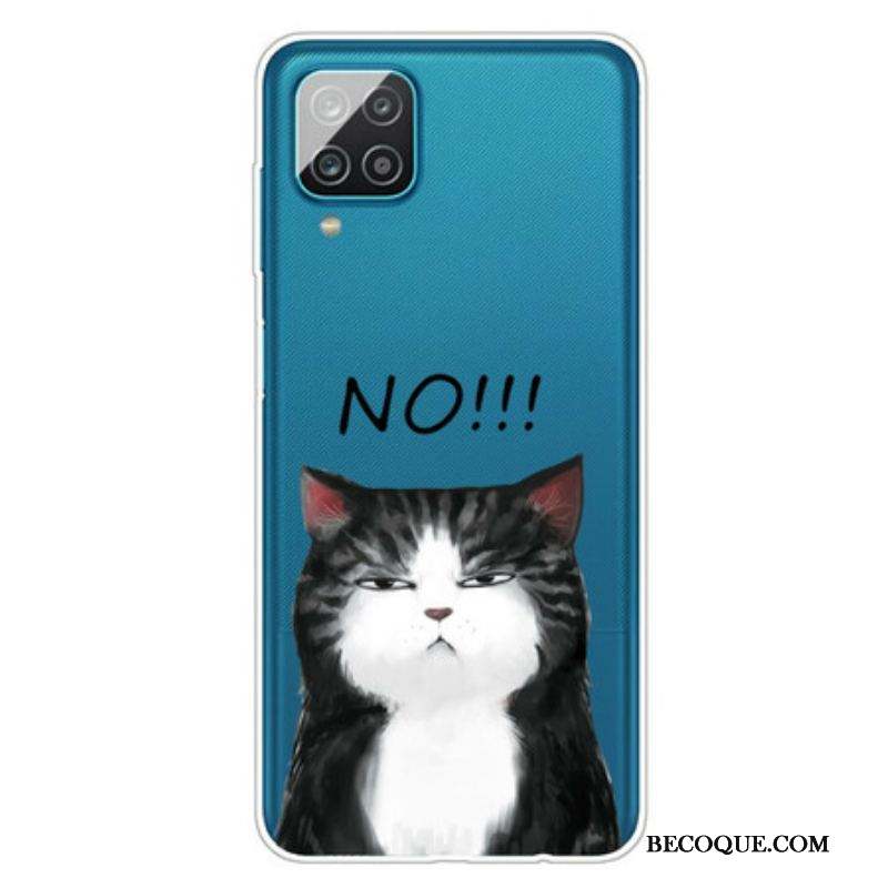 Coque Samsung Galaxy A12 / M12 Le Chat Qui Dit Non