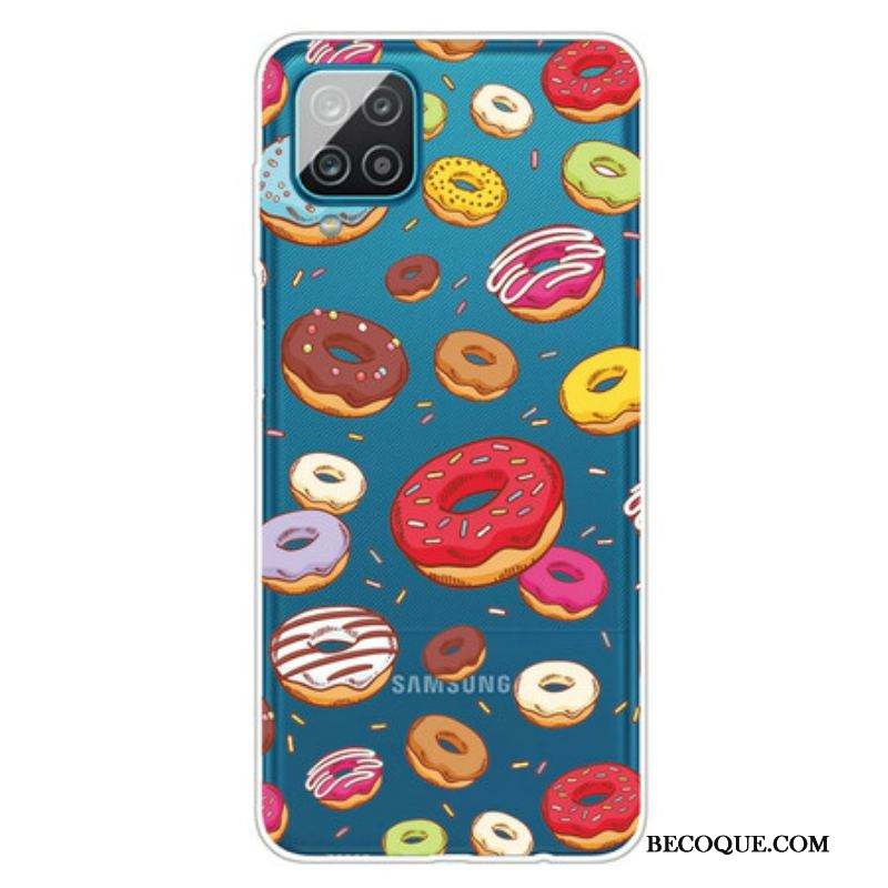 Coque Samsung Galaxy A12 / M12 Love Donuts