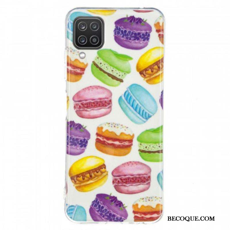 Coque Samsung Galaxy A12 / M12 Macarons Fluorescente