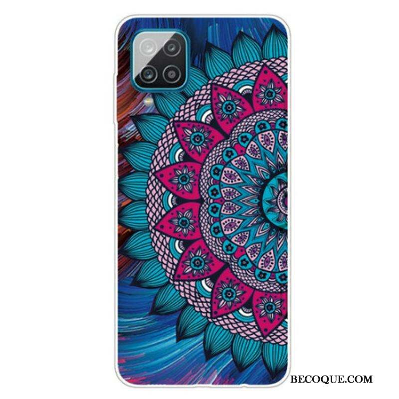 Coque Samsung Galaxy A12 / M12 Mandala Coloré