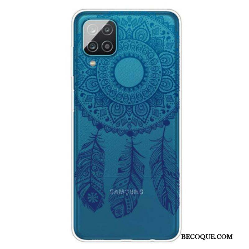 Coque Samsung Galaxy A12 / M12 Mandala Floral Unique