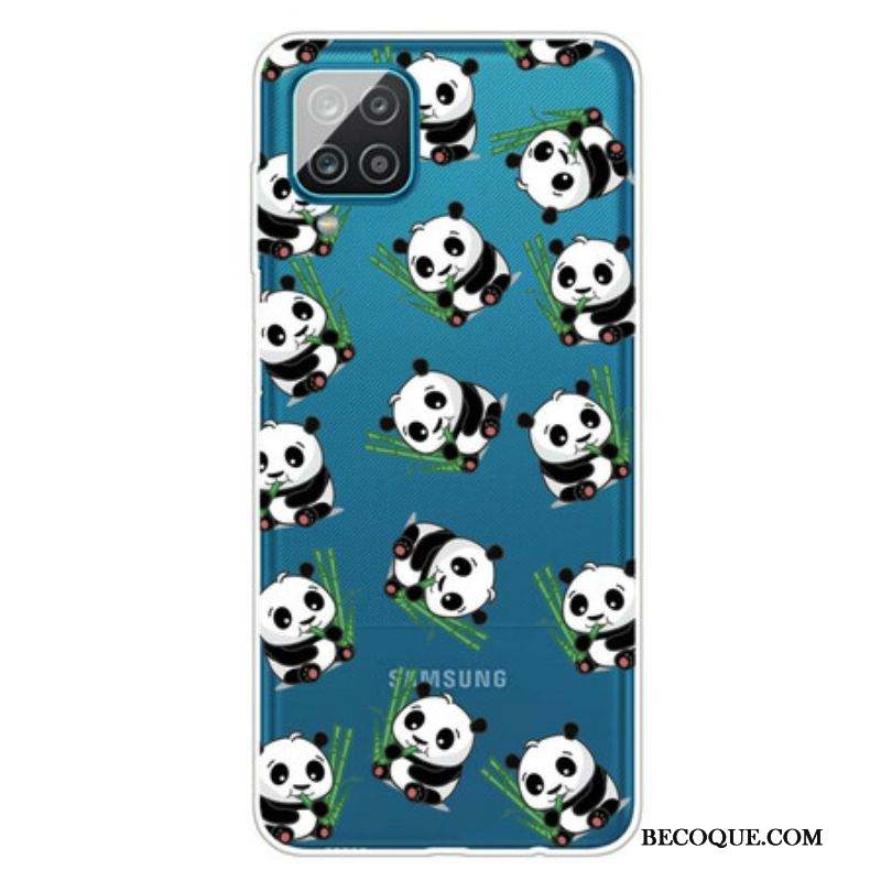 Coque Samsung Galaxy A12 / M12  Petits Pandas