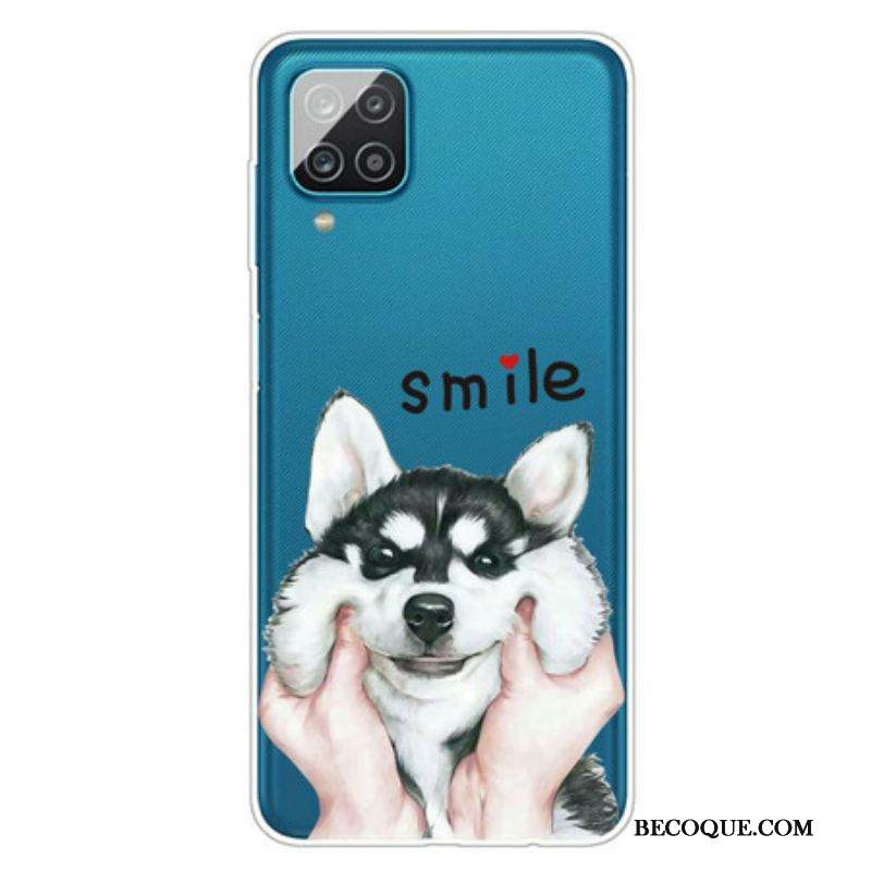 Coque Samsung Galaxy A12 / M12 Smile Dog