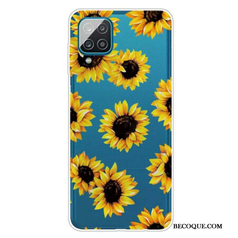 Coque Samsung Galaxy A12 / M12 Tournesols