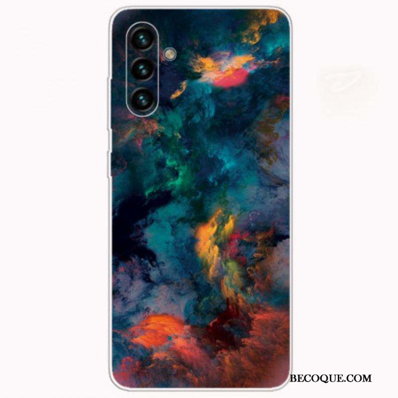 Coque Samsung Galaxy A13 5G / A04s Nuages Colorés