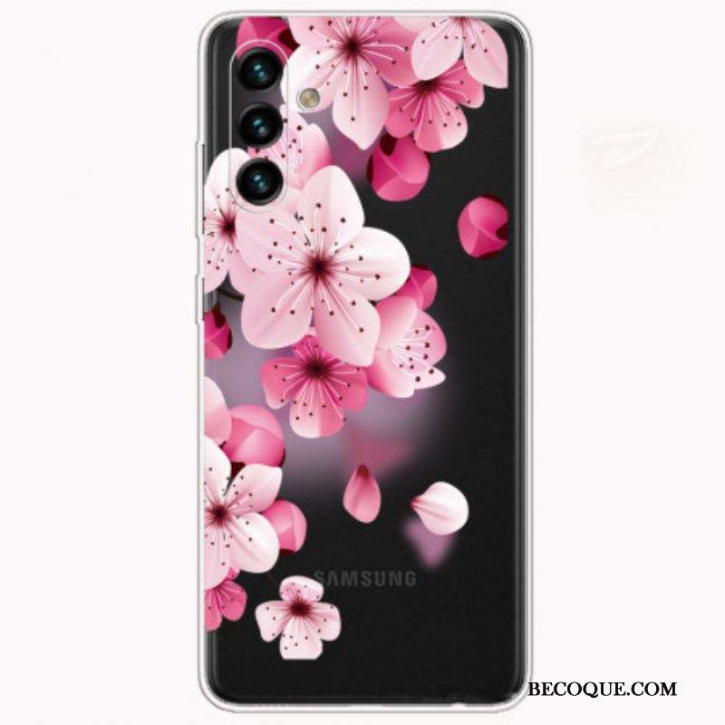 Coque Samsung Galaxy A13 5G / A04s Petites Fleurs Roses