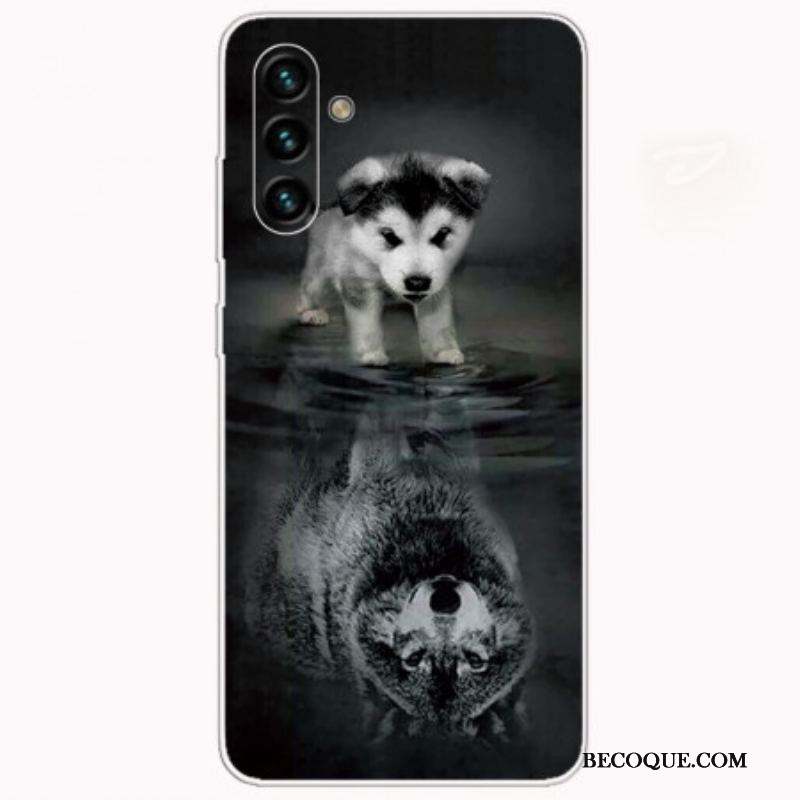 Coque Samsung Galaxy A13 5G / A04s Rêve de Chiot