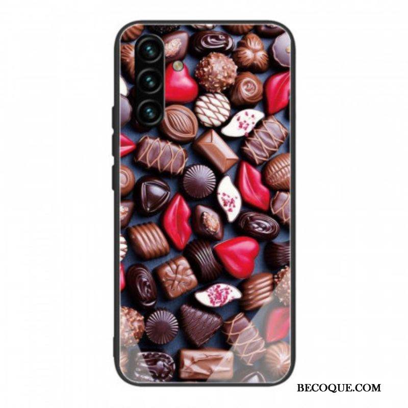 Coque Samsung Galaxy A13 5G / A04s Verre Trempé Chocolat