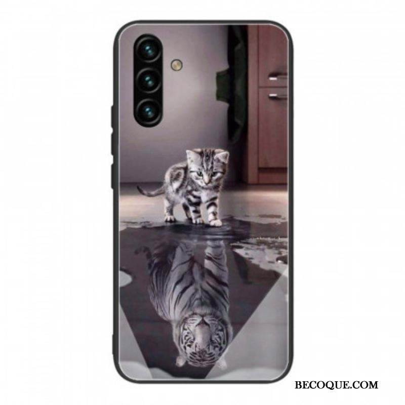 Coque Samsung Galaxy A13 5G / A04s Verre Trempé Ernest le Tigre