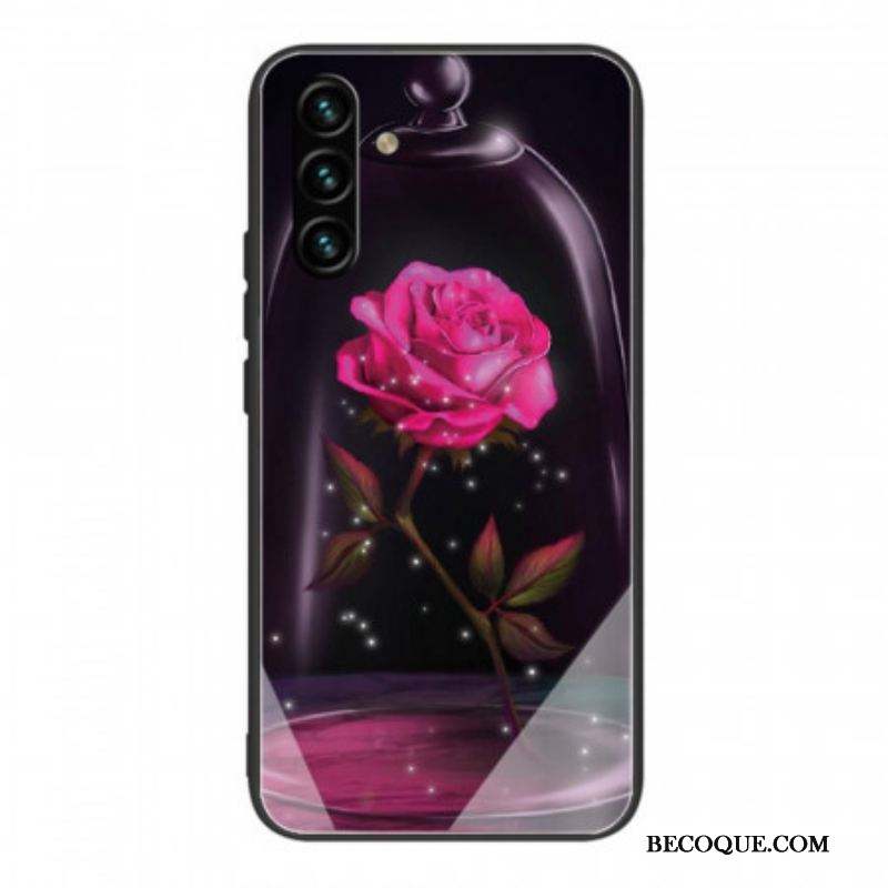 Coque Samsung Galaxy A13 5G / A04s Verre Trempé Rose Magique