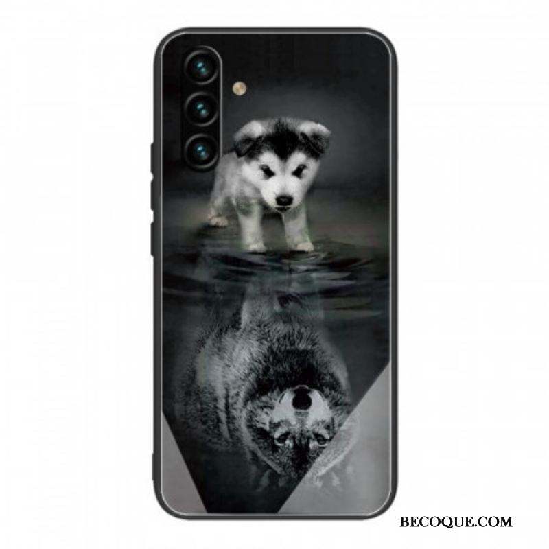 Coque Samsung Galaxy A13 5G / A04s Verre Trempé Rêve de Chiot