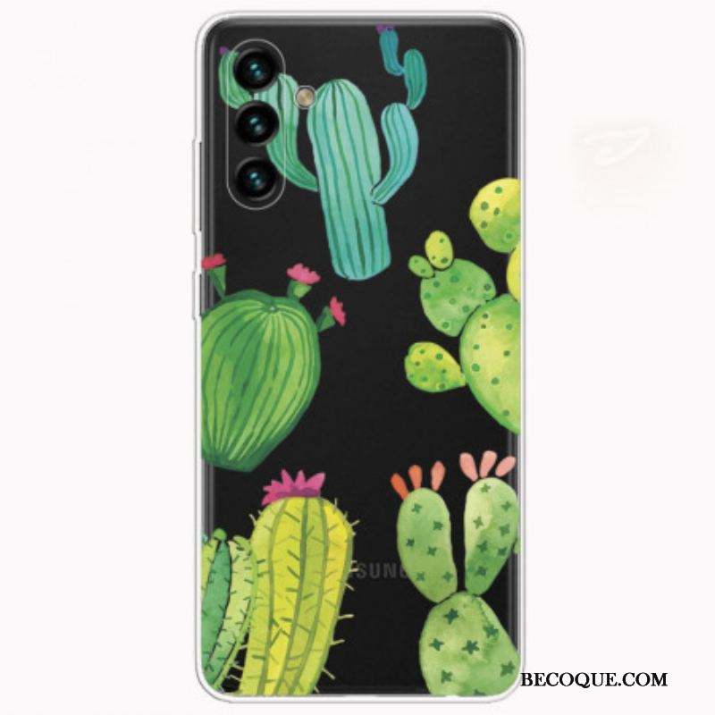 Coque Samsung Galaxy A13 5G Cactus Aquarelle