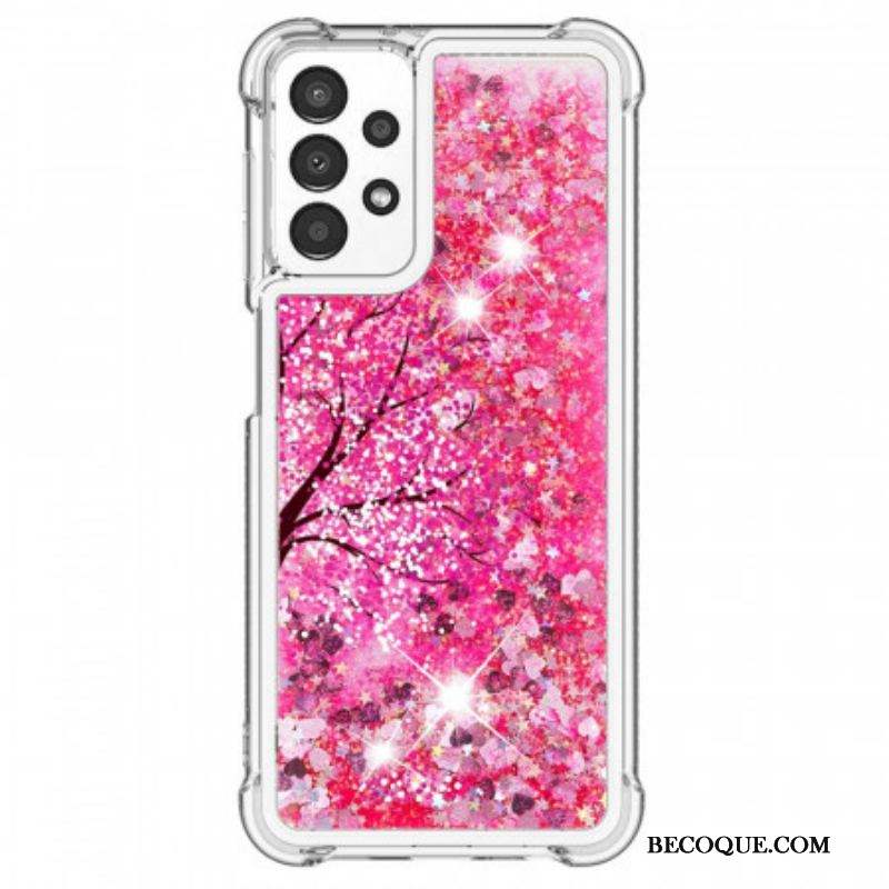 Coque Samsung Galaxy A13 Arbre Paillettes