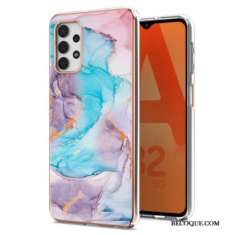 Coque Samsung Galaxy A13 Marbre Aquarelle