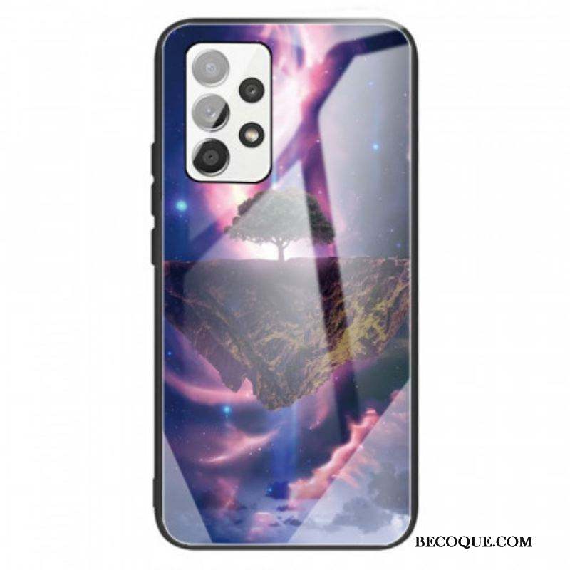 Coque Samsung Galaxy A13 Verre Trempé Arbre du Monde