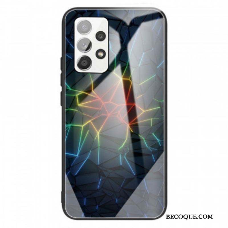 Coque Samsung Galaxy A13 Verre Trempé Geometry