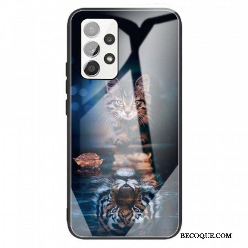 Coque Samsung Galaxy A13 Verre Trempé Mon Tigre