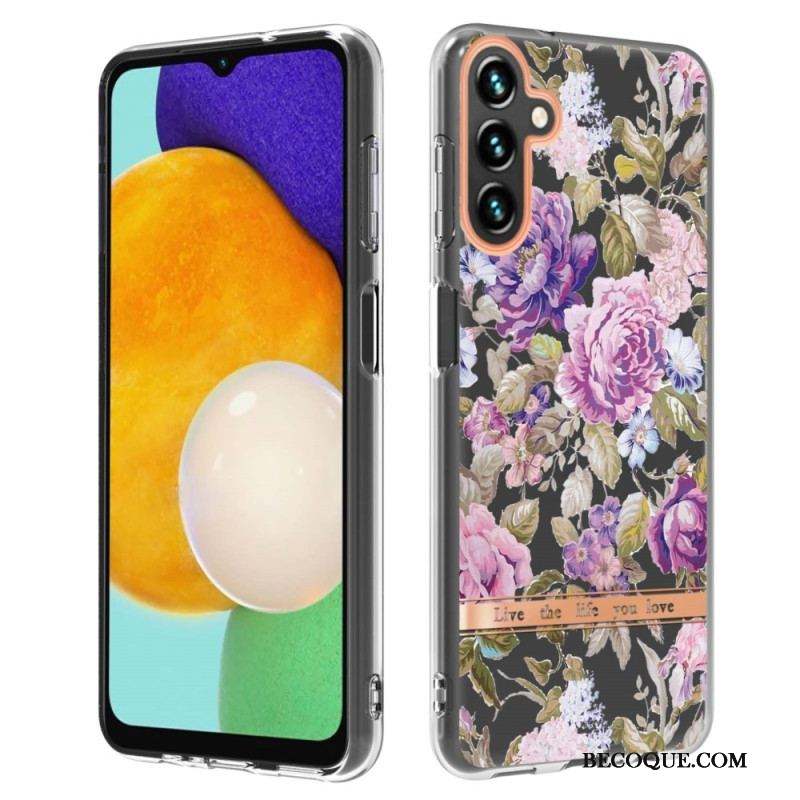 Coque Samsung Galaxy A14 5G / A14 Fleurs Colorées