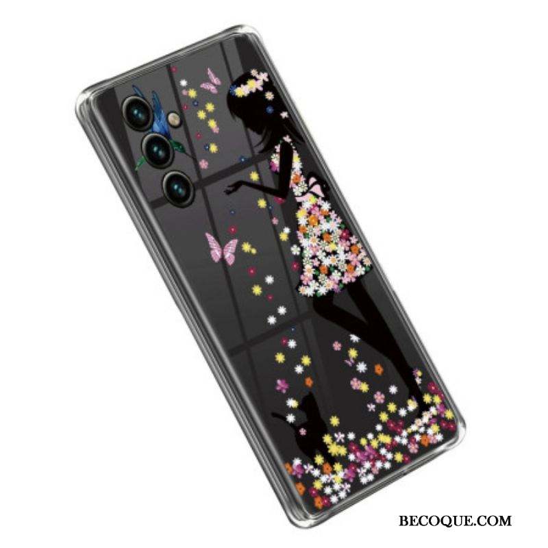 Coque Samsung Galaxy A14 5G / A14 Transparente Jeune Fille