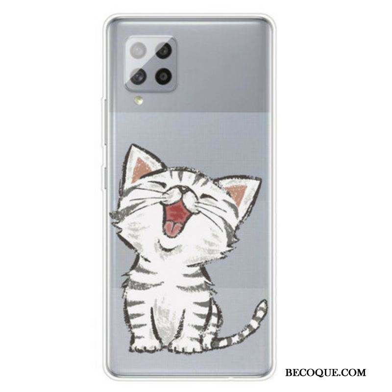 Coque Samsung Galaxy A42 5G Cute Cat